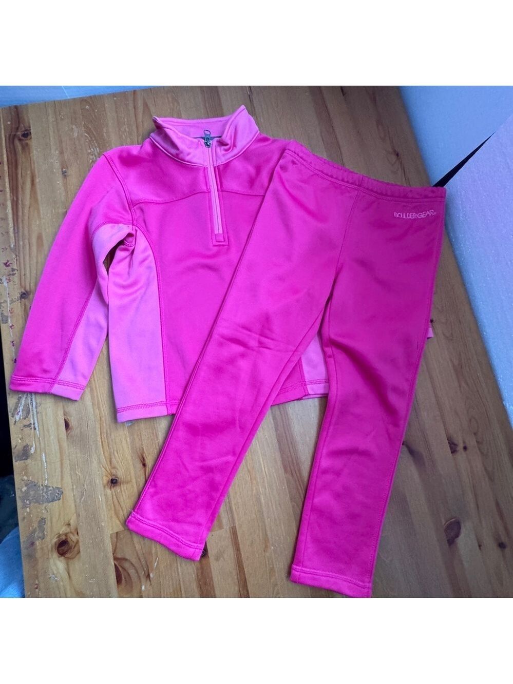 Boulder Gear gores hot pink warm outfit size 6 polyester